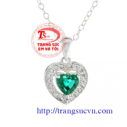 Mặt dây ngọc lục bảo-Emerald mat_day_ngoc_luc_bao_Emerald ;Mặt dây ngọc lục bảo-Emerald