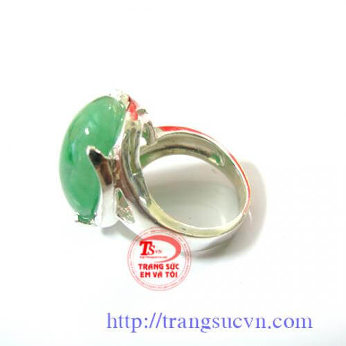 Nhẫn bạc mặt ngọc nhan bac mat ngoc,;Nhẫn bạc mặt ngọc