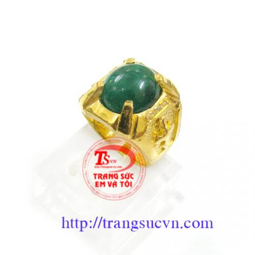 Nhẫn Nam Ngọc Lục Bảo, Nhẫn nam đẹp, nhẫn nam vàng sang trọng Nhẫn Nam Ngọc Lục Bảo, Nhẫn nam đẹp, nhẫn nam vàng sang trọng