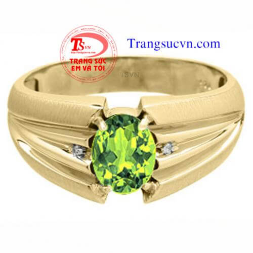Nhẫn nam peridot vàng đẹp nhan_nam_peridot_vang_dep,;Nhẫn nam peridot vàng đẹp
