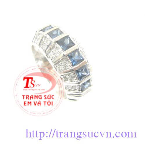 nhan_nam_saphiar_vuong_ket Nhẫn nam saphir vuông kết	