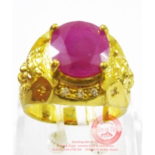 Nhẫn Ruby vàng ta	 nhan_ruby_vang_ta Nhẫn Ruby vàng ta