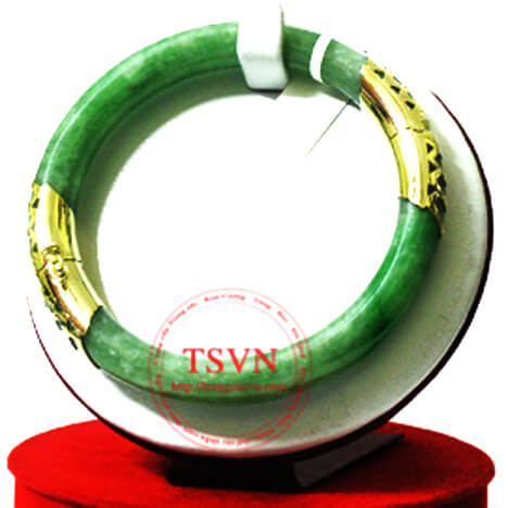 vong ngoc nam vang cao cap,Vòng ngọc nạm vàng cao cấp