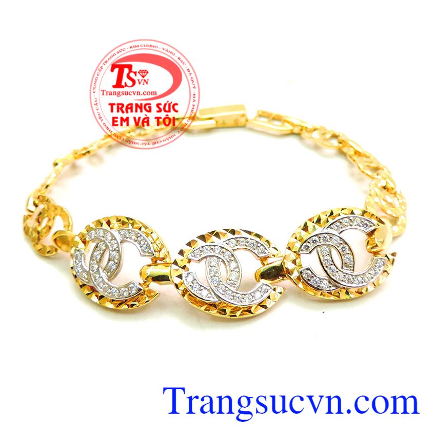 Lắc vàng 18k đẹp