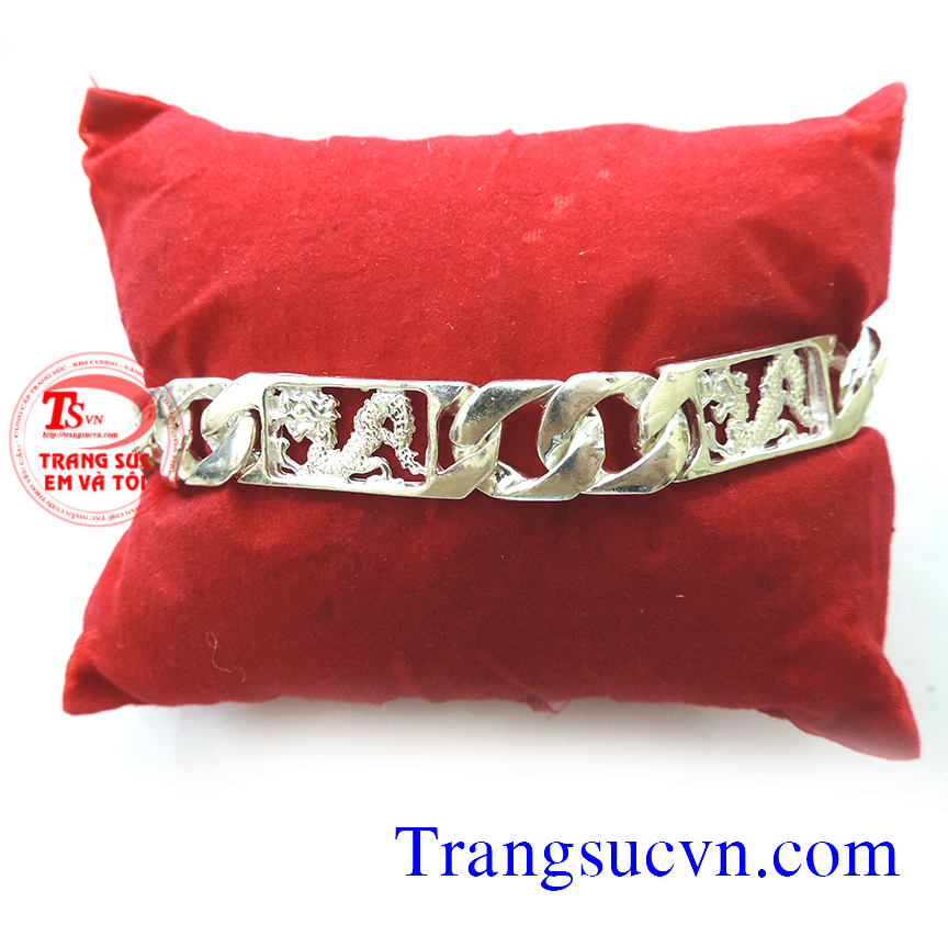 Lắc bạc hình rồng, lac bac hinh rong