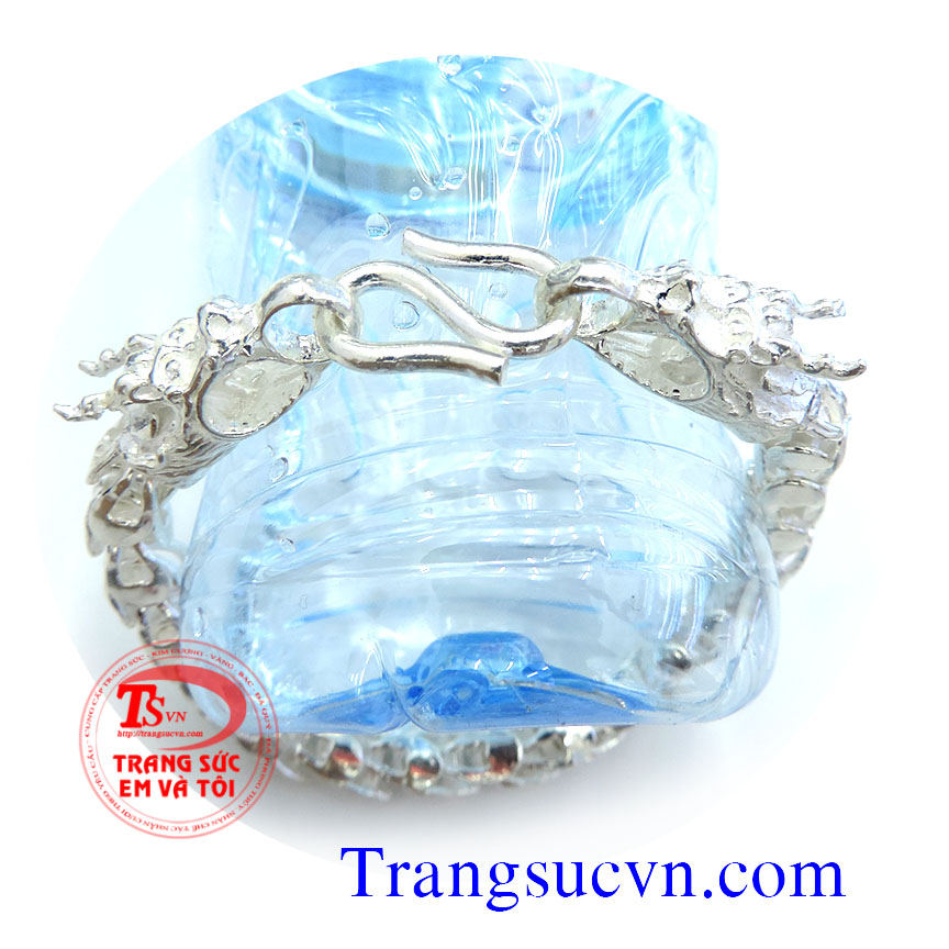 Lắc tay bạc rồng, lac tay bac, lac tay rong bac, lac tay bac dep, https://trangsucvn.com