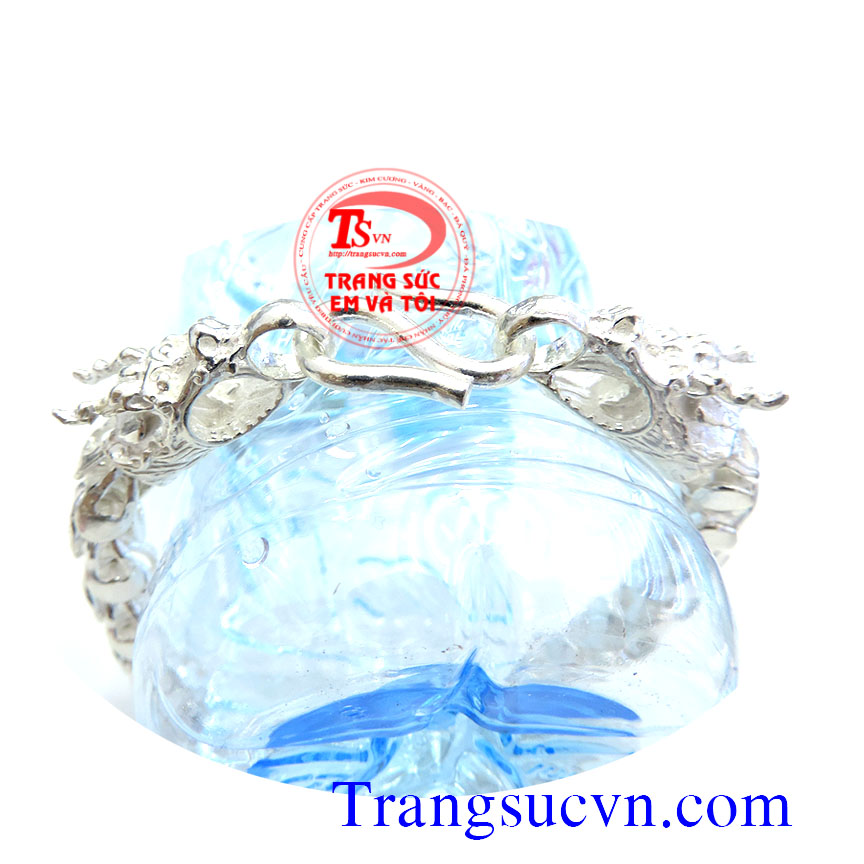 Lắc tay bạc rồng, lac tay bac, lac tay rong bac, lac tay bac dep, https://trangsucvn.com