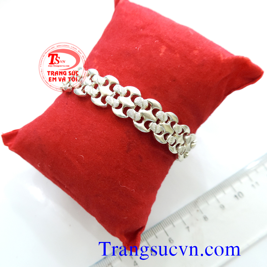 Lắc tay bạc đep,lắc tay nam dep, lac bac y,lac bac 999,lac tay bac sang trong