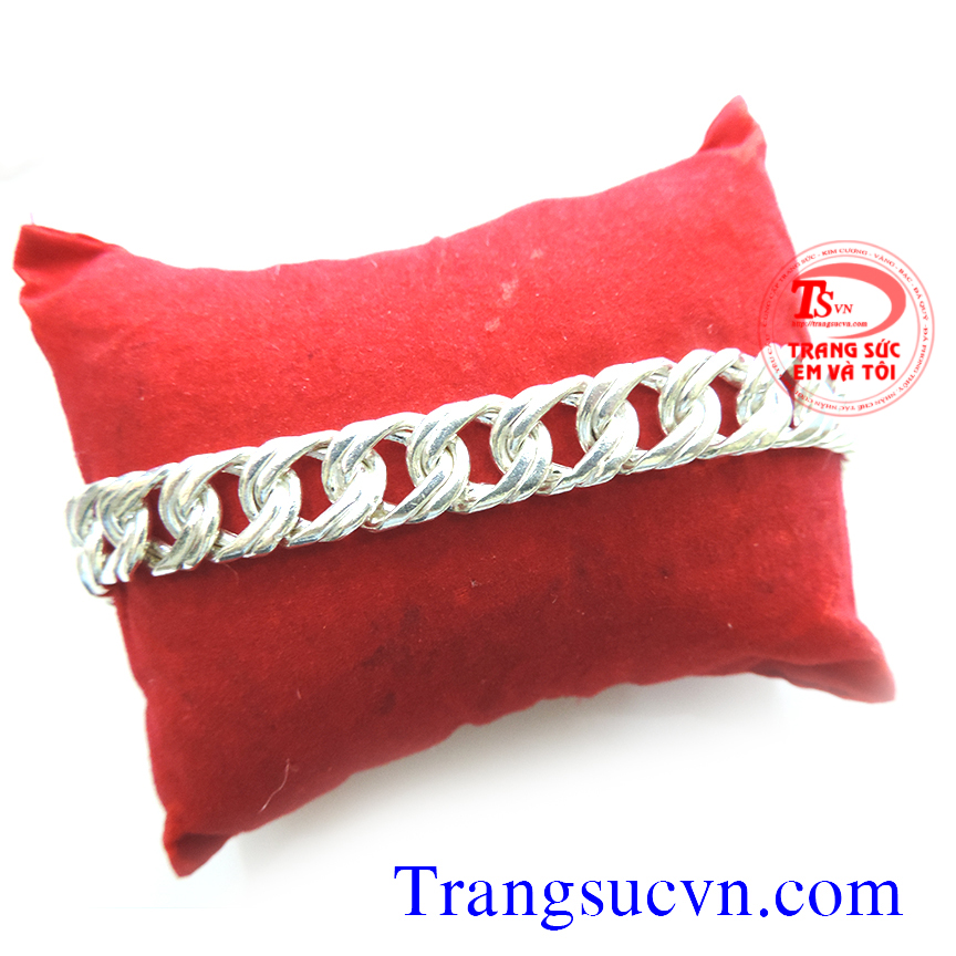 Lắc tay bạc đep,lắc tay nam dep, lac bac y,lac bac 999