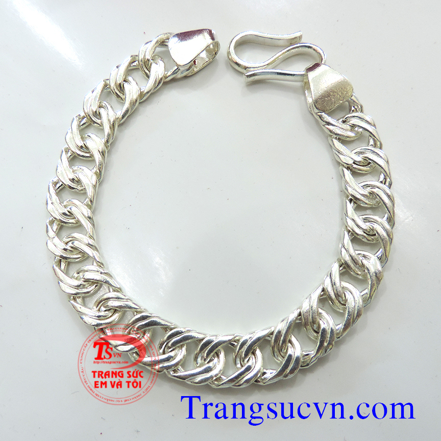 Lắc tay bạc đep,lắc tay nam dep, lac bac y,lac bac 999