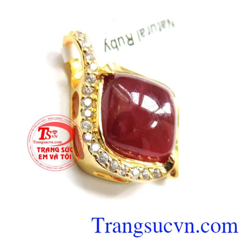 Mặt vàng ruby quý phái, Mặt dây chuyền ruby, Mặt dây chuyền đá, Mặt dây chuyền đẹp Mặt vàng ruby quý phái, Mặt dây chuyền ruby, Mặt dây chuyền đá, Mặt dây chuyền đẹp