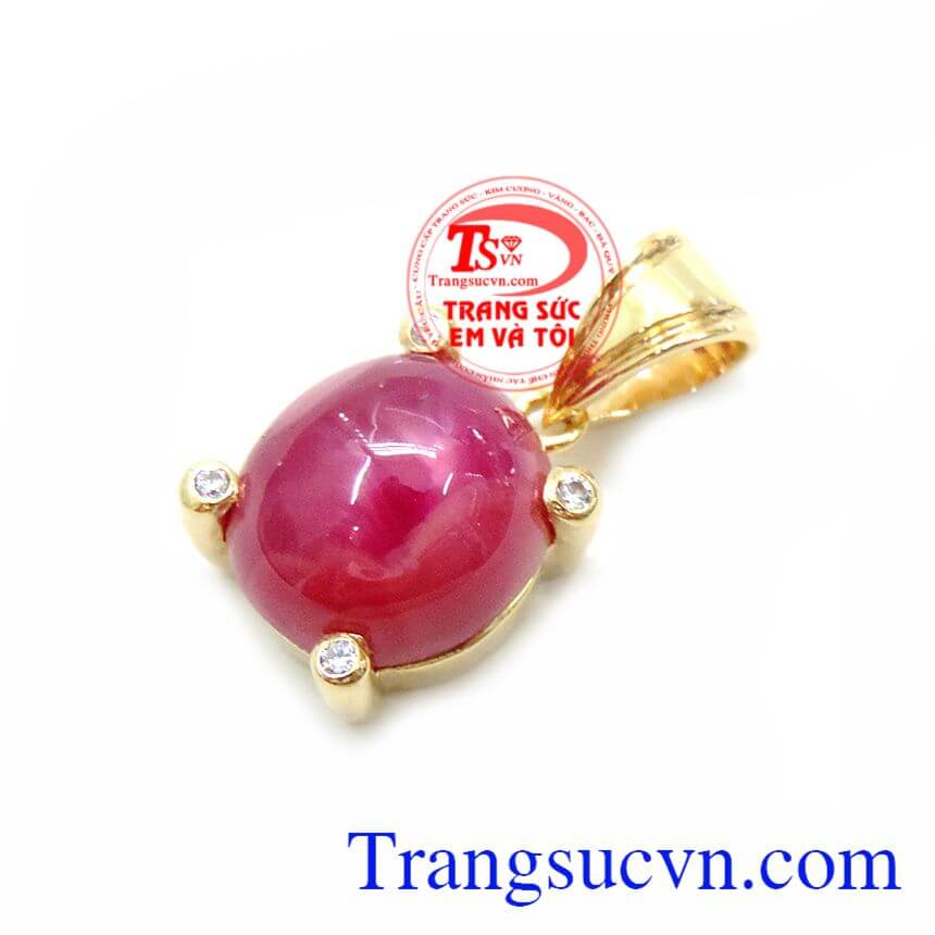 Mặt Dây Chuyền Đá Ruby Thiên Nhiên, Mặt dây chuyền đá ruby, Mặt dây chuyền đá, Mặt dây chuyền nữ