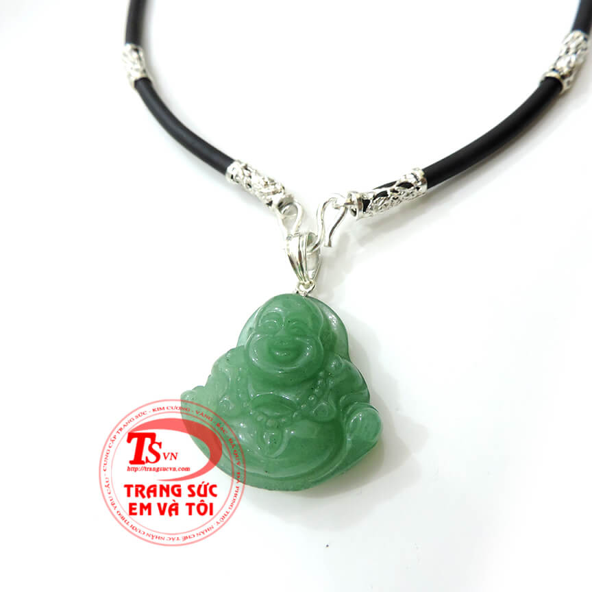 Bộ mặt dây chuyền đá Aventurarine 