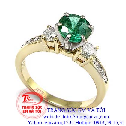 Nhẫn emerald nhẫn emerald