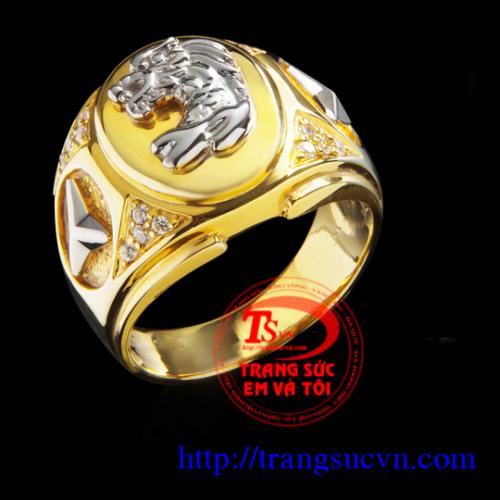 Nhẫn nam đầu rồng, Nhẫn nam v&agrave;ng t&acirc;y, nhẫn nam v&agrave;ng thời trang