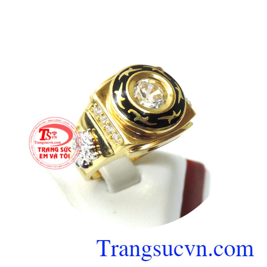 Nhẫn nam vàng 18k quý phái, Nhẫn nam vàng tây, nhẫn nam vàng sang trọng Nhẫn nam vàng 18k quý phái, Nhẫn nam vàng tây, nhẫn nam vàng sang trọng