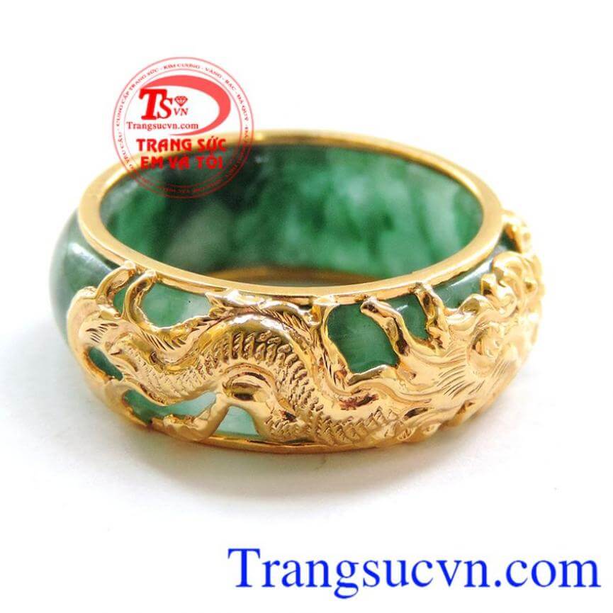 Nhẫn ngọc rồng bảo vật, Nhẫn nam đẹp, nhẫn nam vàng sang trọng Nhẫn ngọc rồng bảo vật, Nhẫn nam đẹp, nhẫn nam vàng sang trọng