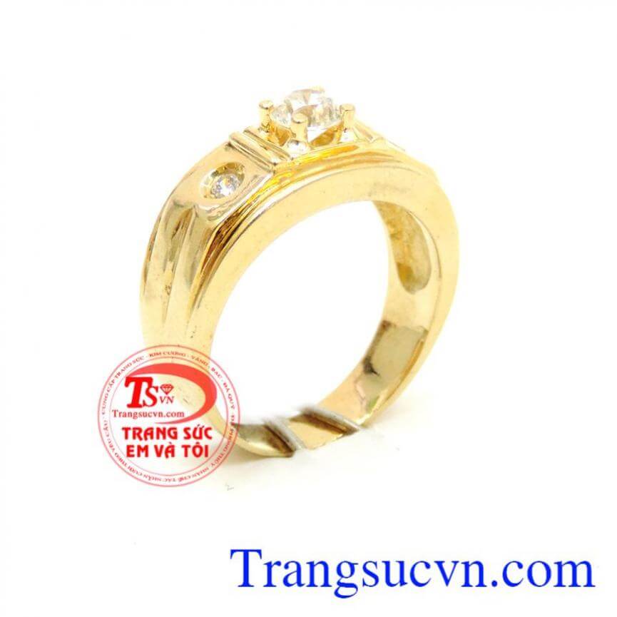 Nhẫn vàng nam 18k đầy đặn, Nhẫn nam vàng tây, nhẫn nam vàng sang trọng Nhẫn vàng nam 18k đầy đặn, Nhẫn nam vàng tây, nhẫn nam vàng sang trọng