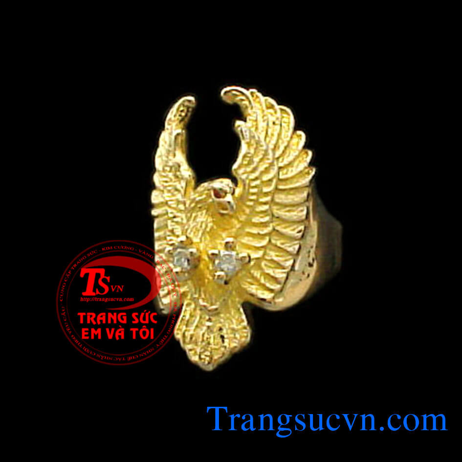 nhan nam dai bang, nhẫn nam đại bàng vàng tây, đại bàng tung cánh