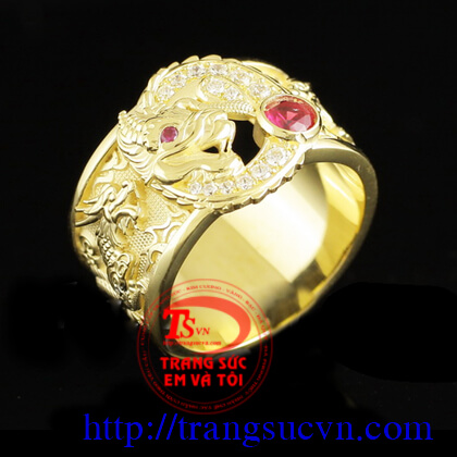 Nhẫn chạm rồng Cao cấp cho nam vàng 18k, Nhẫn nam đẹp, nhẫn nam vàng tây Nhẫn chạm rồng Cao cấp cho nam vàng 18k, Nhẫn nam đẹp, nhẫn nam vàng tây