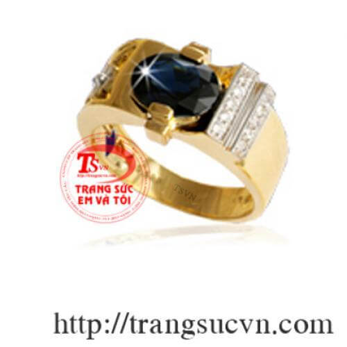 Nhẫn nam vàng tây Nhẫn nam vàng tây