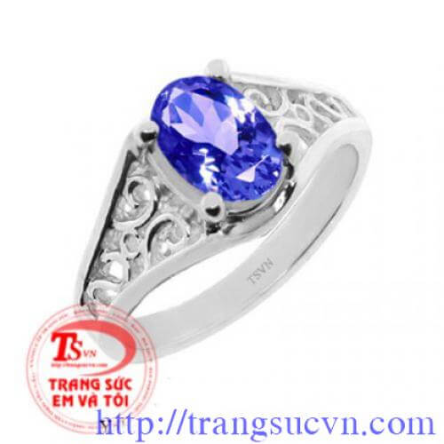 Nhẫn nam topaz xanh Nhẫn nam topaz xanh, nhan nam topaz dep