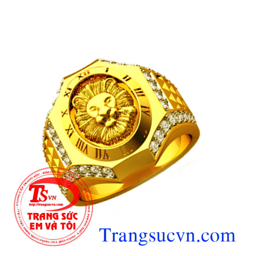 nhẫn nam vàng tây đẹp, nhan nam vang tay