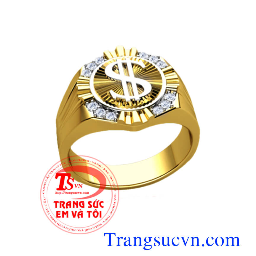 nhẫn nam vàng tây đẹp, nhan nam vang tay