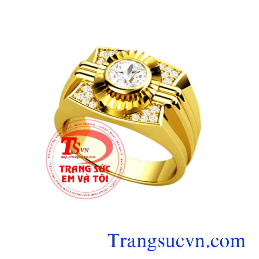 nhẫn nam vàng tây đẹp, nhan nam vang tay