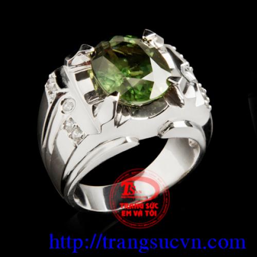 Nhẫn nam xanh lá cây vàng 14K, Nhẫn nam đẹp, nhẫn nam vàng sang trọng Nhẫn nam xanh lá cây vàng 14K, Nhẫn nam đẹp, nhẫn nam vàng sang trọng