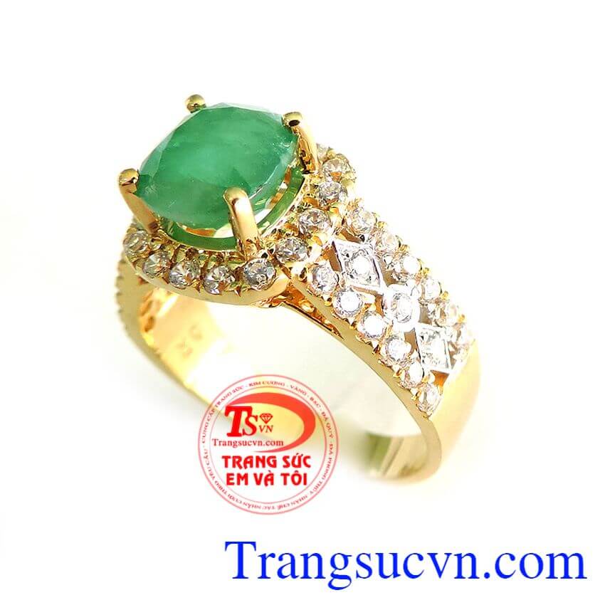 Nhẫn vàng ngọc lục bảo, Nhẫn nữ đá quý, nhẫn vàng đá quý thiên nhiên Nhẫn vàng ngọc lục bảo, Nhẫn nữ đá quý, nhẫn vàng đá quý thiên nhiên
