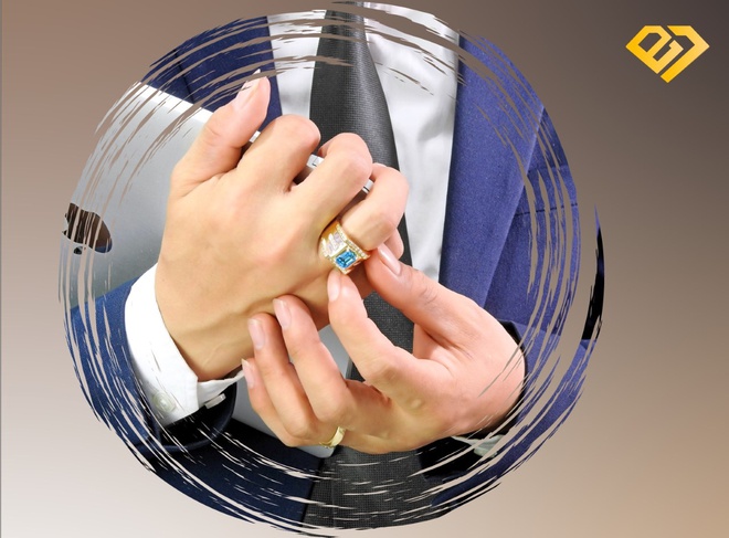 Sản phẩm nhẫn nam được thiết kế tinh xảo bởi trang sức Em Và Tôi