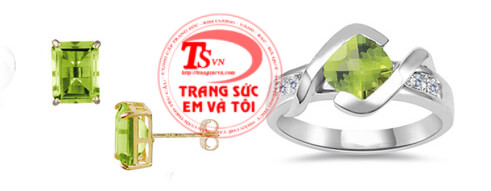Tháng 8-PERIDOT (ngày sinh từ 23/7 đến 21/8): Là loại đá tượng trưng cho lòng nhiệt tình, khoan dung, tiếng tăm, phẩm giá và bảo vệ giúp cân bằng cảm xúc và chữa lành vết thương tình cảm trong quá khứ. Kỉ niệm năm cưới thứ 16. Peridot – Ngọc cản lãm Dưới ánh đèn, viên đá lấp lánh sắc xanh ngọc lục bảo, vì thế mà được ví là “Ngọc lục bảo của chiều tà”. Trong suốt, có nhiều màu từ xanh vàng đến xanh sáng. Đá Peridot tượng trưng cho tài hùng biện, thuyết phục. Nó được coi là bùa hộ mệnh và là thần dược chữa viêm xoang. Nếu được cẩn trong vàng, nó còn xua tan nỗi sợ bóng đêm. Peridot mang lại thành công,hoà bình và may mắn cho người sử dụng. Màu sắc: xanh lá, xanh hơi ngả sang vàng, xanh ô liu.