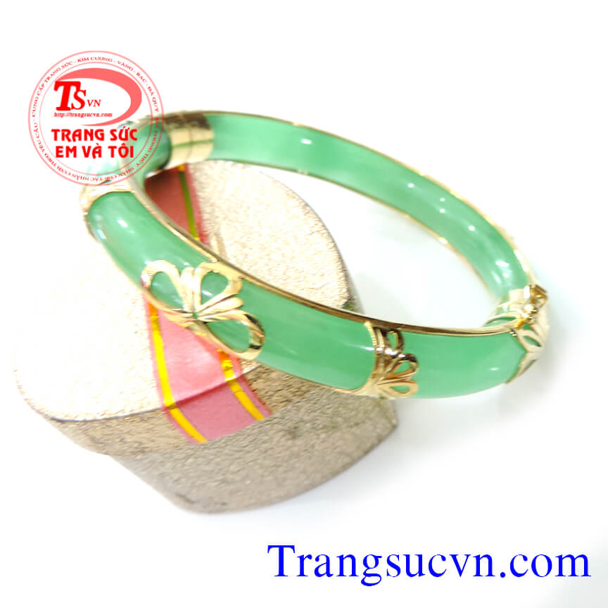 Hình ảnh: Vòng ngọc bọc vàng, vong ngoc vang tay, vòng ngọc giá rẻ, vòng cẩm thạch giá rẻ, https://trangsucvn.com