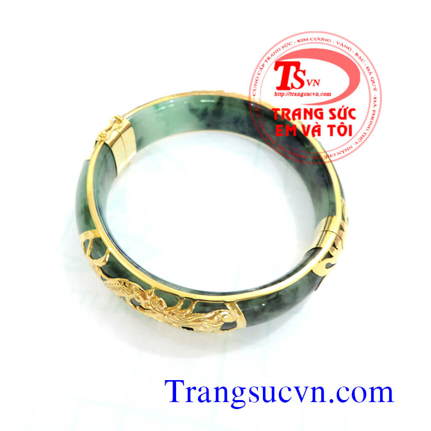 Hình ảnh: Vòng ngọc bọc vàng, vòng cẩm thạch vàng tây, vòng ngọc đẹp,vòng cẩm thạch đá quý, vong ngoc boc rong,vòng ngọc bọc rồng, https://trangsucvn.com