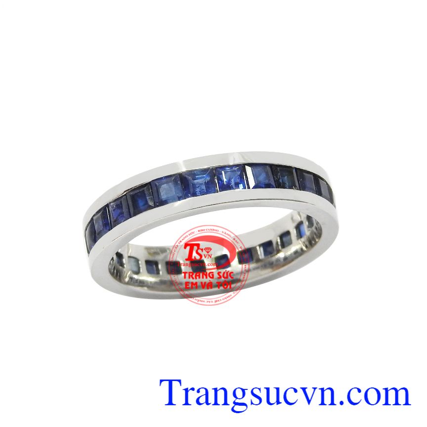 Nhẫn nam sapphire thời trang, Nhẫn nam vàng tây, Nhẫn nam vàng cao cấp