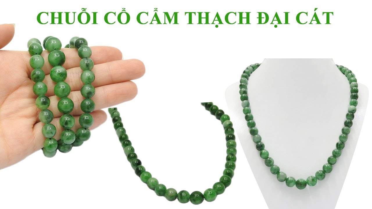 Chuỗi cổ cẩm thạch đại cát