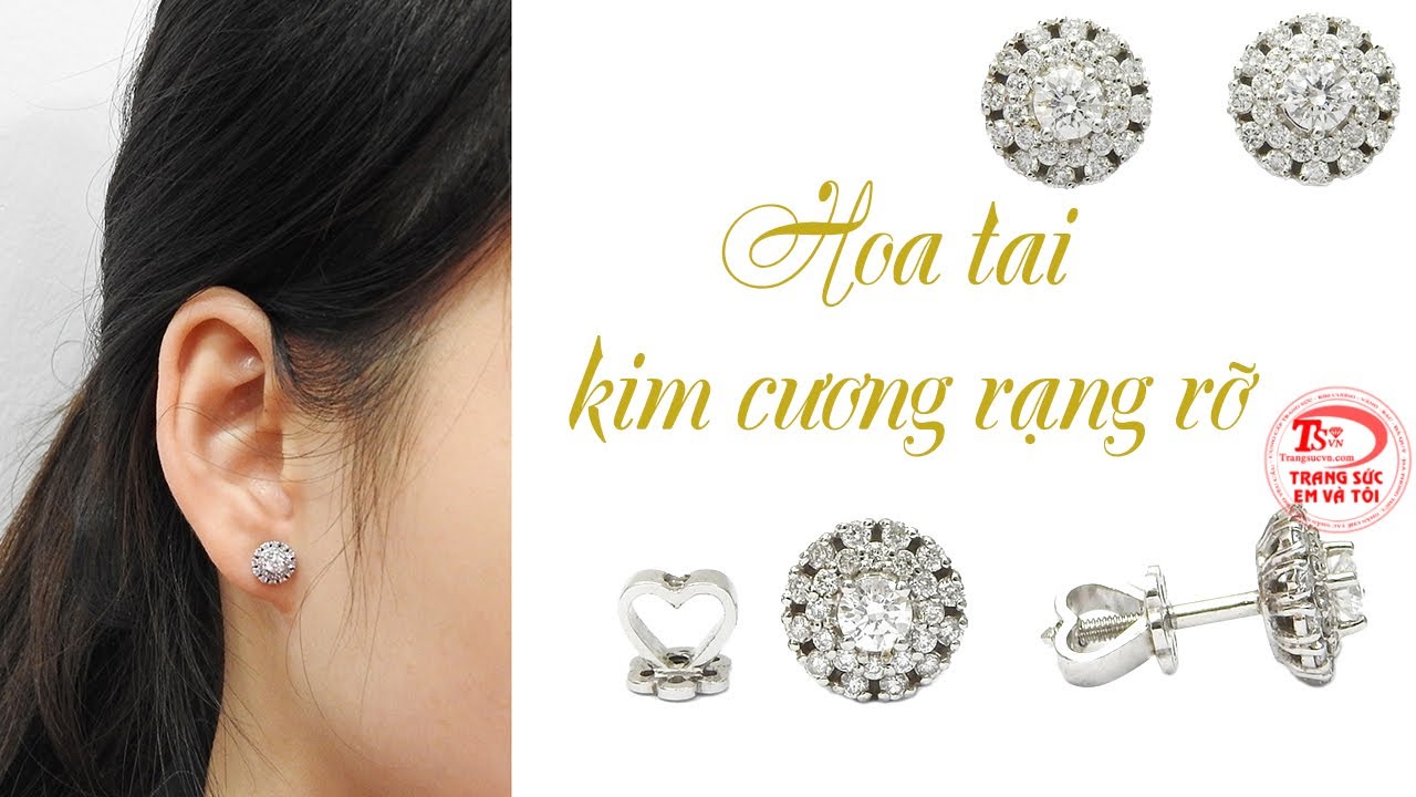 Hoa tai kim cương Hoa tai kim cương