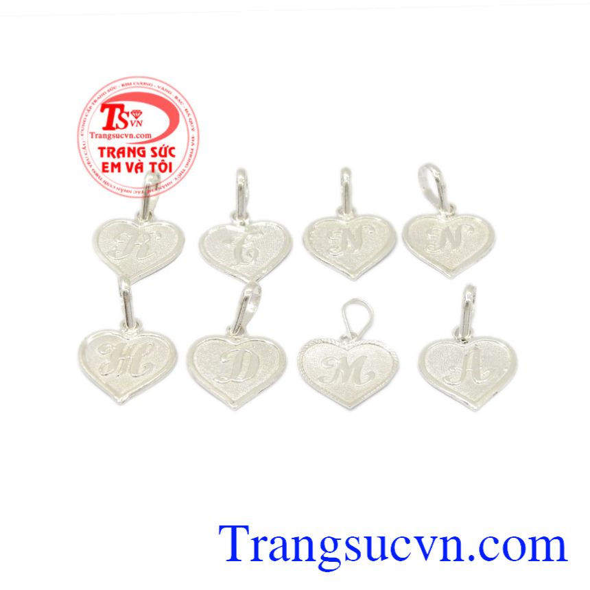 Mặt dây chữ bạc Mặt dây chữ bạc