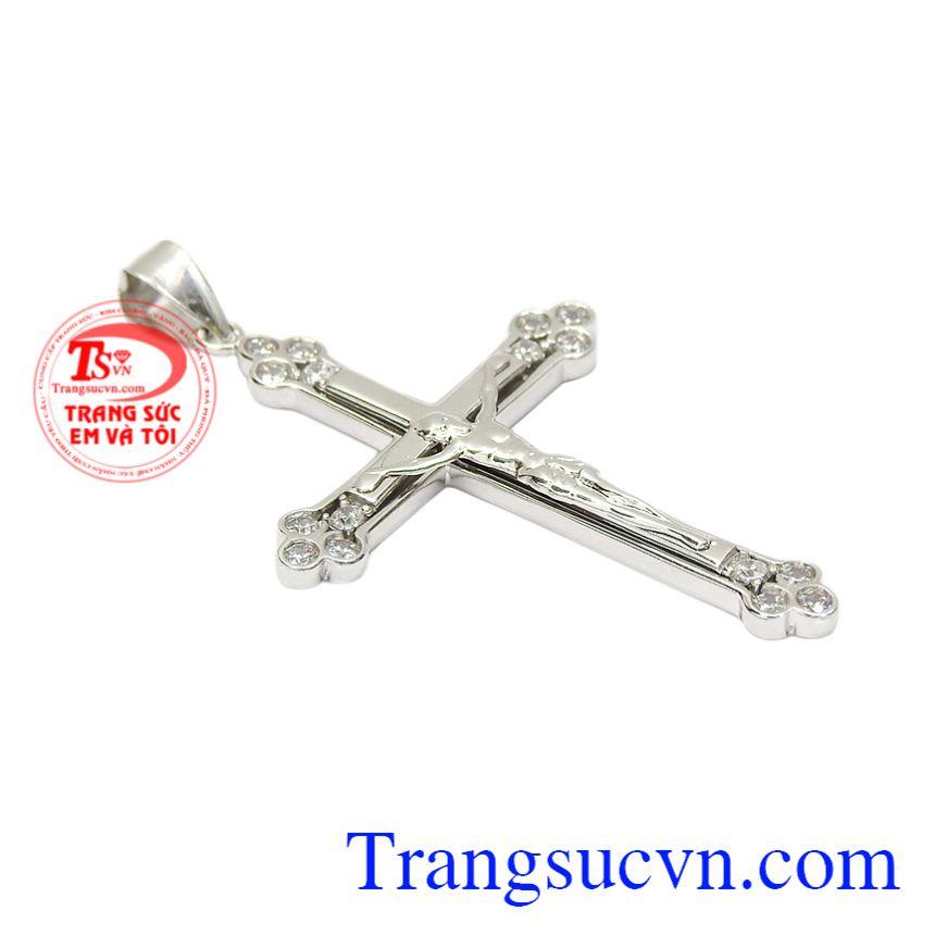 Mặt thánh giá jesus vàng trắng Mặt thánh giá jesus vàng trắng