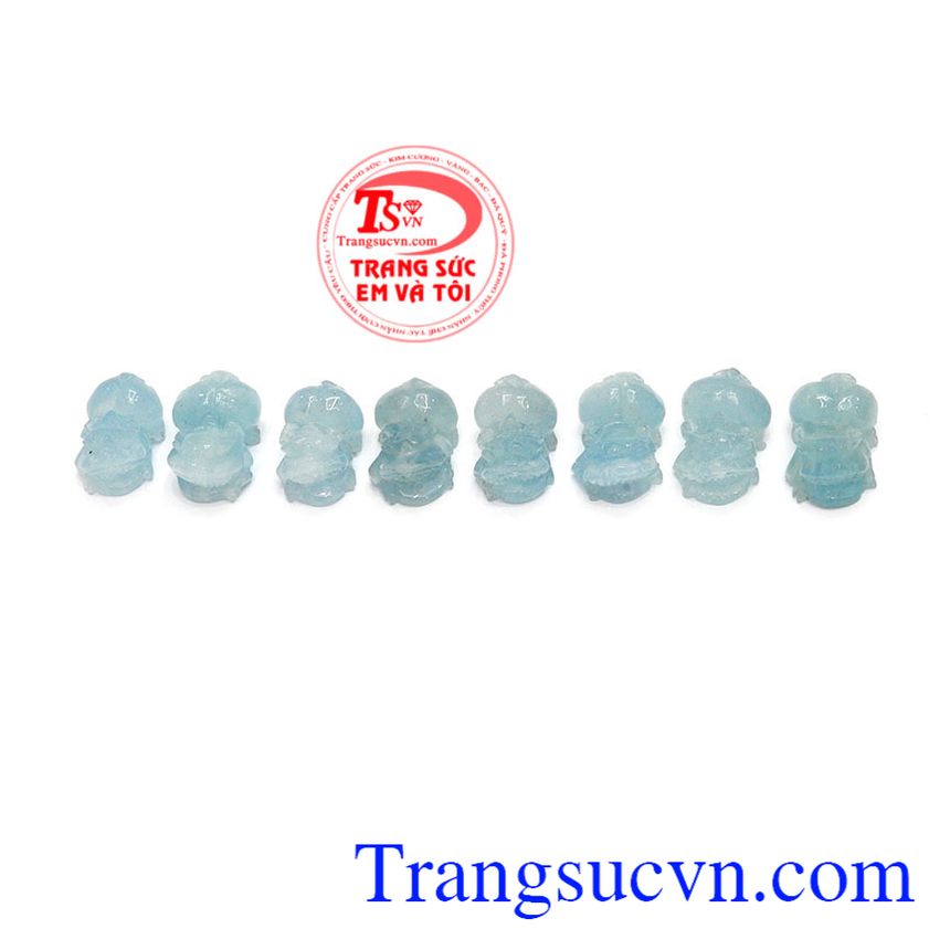 Tỳ hưu aquamarine chiêu tài lộc Tỳ hưu aquamarine chiêu tài lộc