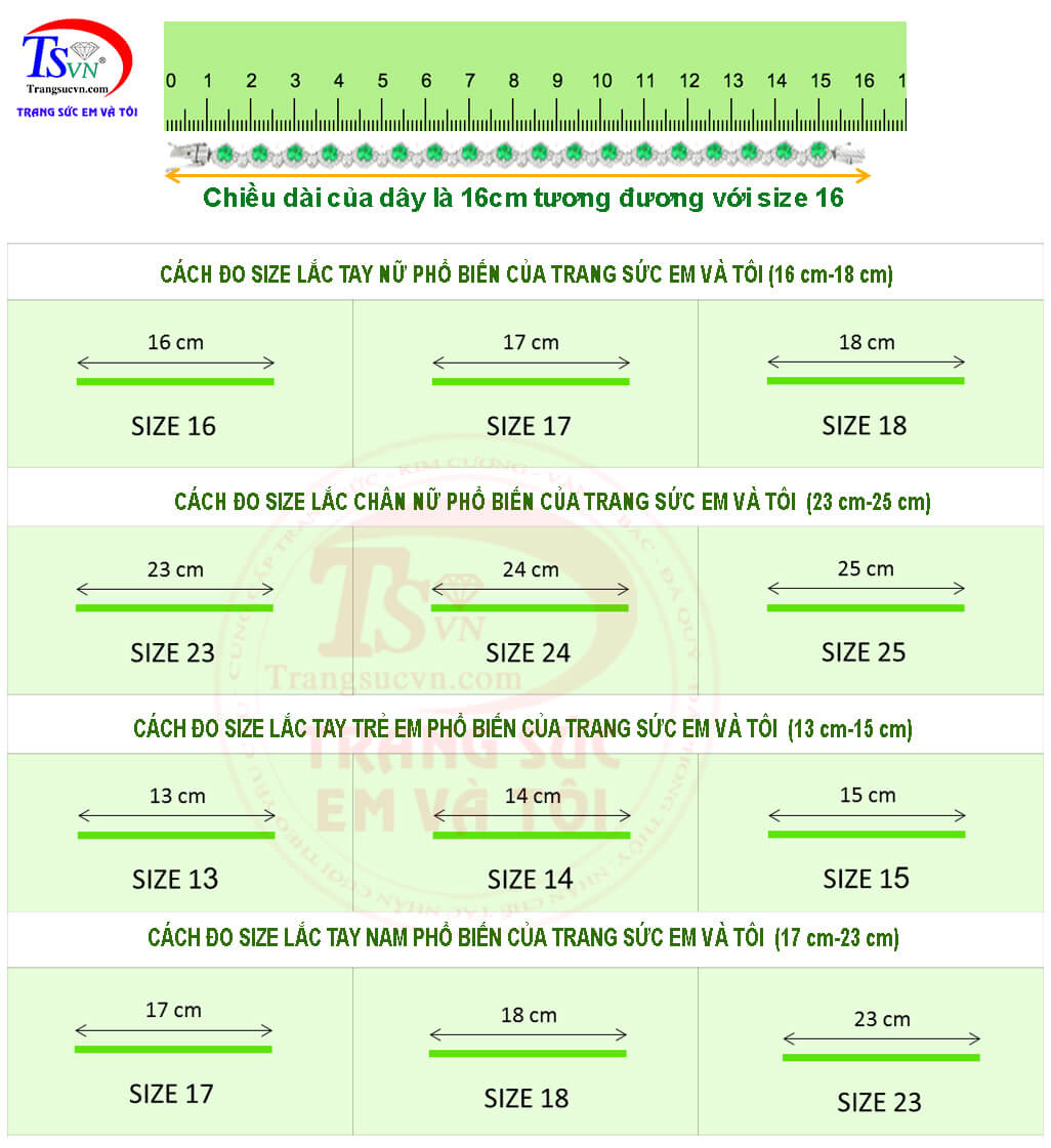 Cách đo số tay lắc, cách đo size lắc tay Cách đo số tay lắc, cách đo size lắc tay