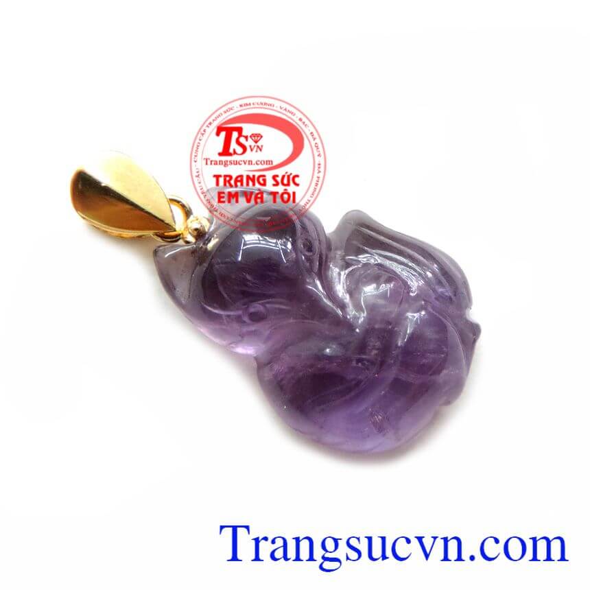 Mặt D&acirc;y Hồ Ly Phong Thủy, Mặt d&acirc;y chuyền phong thủy, Mặt d&acirc;y chuyền đ&aacute;, Mặt d&acirc;y chuyền hồ ly