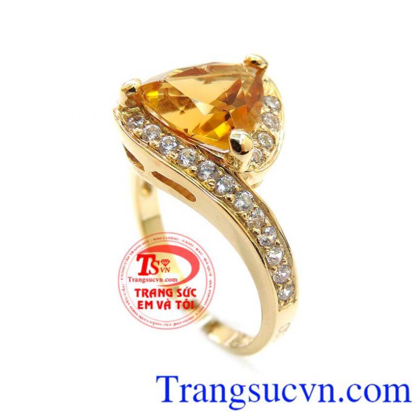 Bán Nhẫn Nữ Thạch Anh Vàng, Nhẫn Nữ Citrine, nhẫn nữ vàng đính đá Bán Nhẫn Nữ Thạch Anh Vàng, Nhẫn Nữ Citrine, nhẫn nữ vàng đính đá