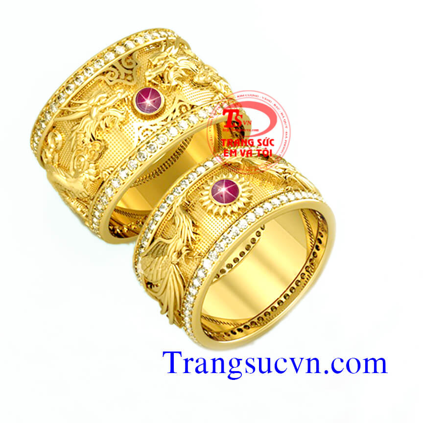 Nhẫn cưới rồng phượng,long phụng,ruby sao thiên nhiên Nhan-cuoi-rong-phuong,long-phung-ruby-sao, Nhẫn cưới rồng phượng,long phụng,ruby sao thiên nhiên