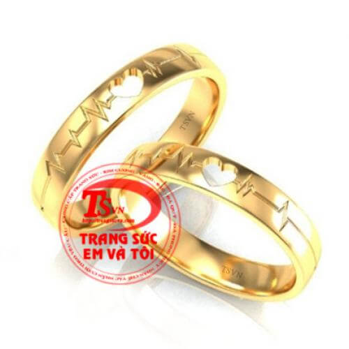 Nhẫn cưới nhịp tim Nhẫn cưới nhịp tim