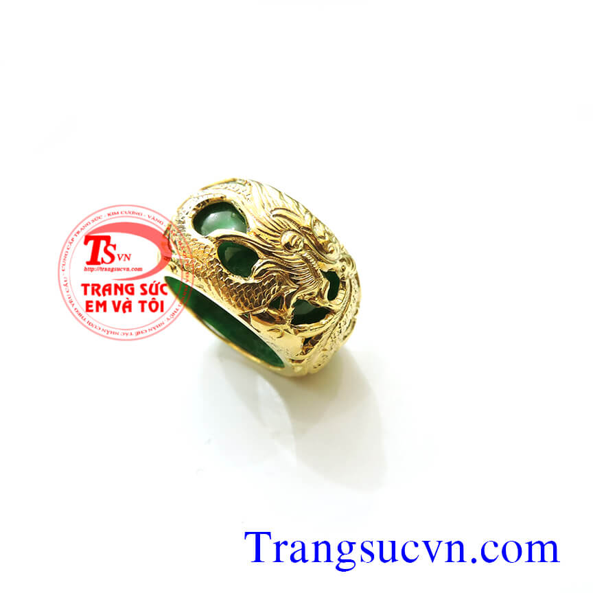 Hình ảnh: Nhẫn nam đẹp, nhan ngoc boc rong, nhan ngoc rong, nhẫn đeo ngón cái,nhẫn nam đá, https://trangsucvn.com