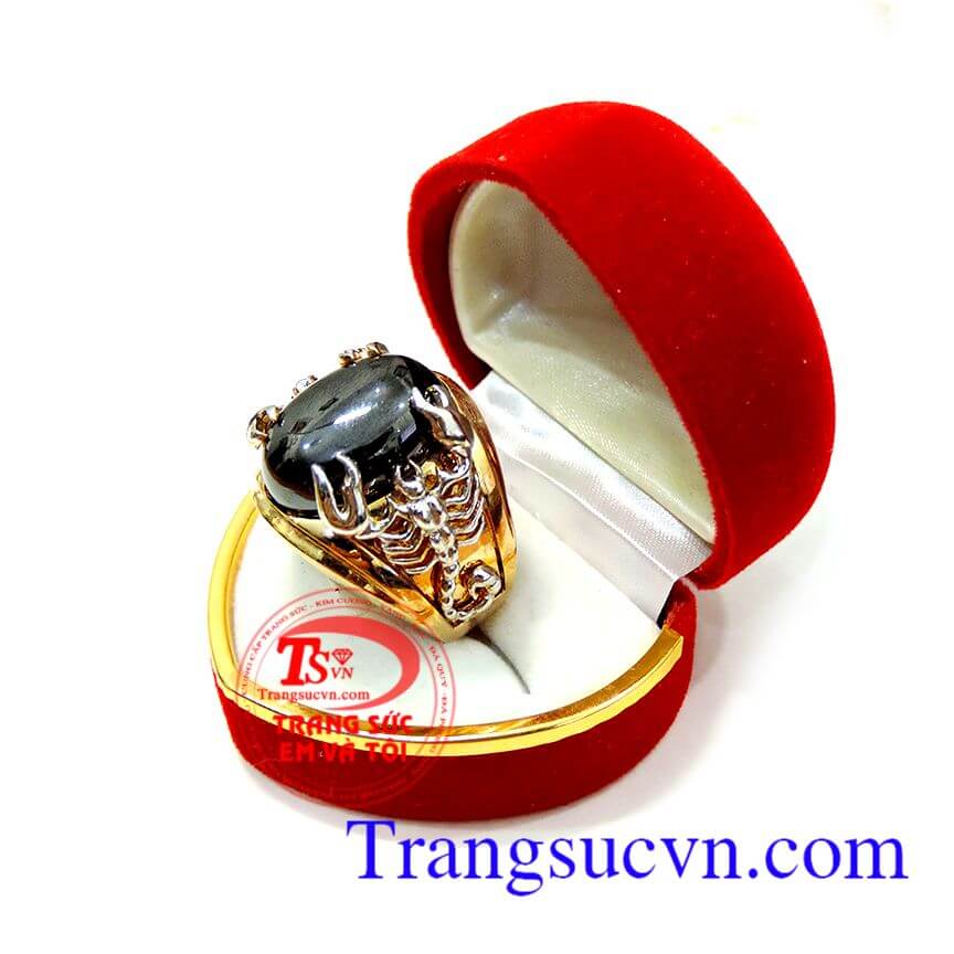 Nhẫn bọ cạp vàng tây đẹp nhan nam đẹp, nhẫn nam vàng tây dành cho nam sang trọng và đẳng cấp phái mạnh mang lại quyền lực chiếc nhẫn và may mắn,hợp thời trang,chất lượng đảm bảo, Uy tín với đánh gia của khách hàng tốt và ưa chuộng sản phẫn nhẫn nam đẹp
