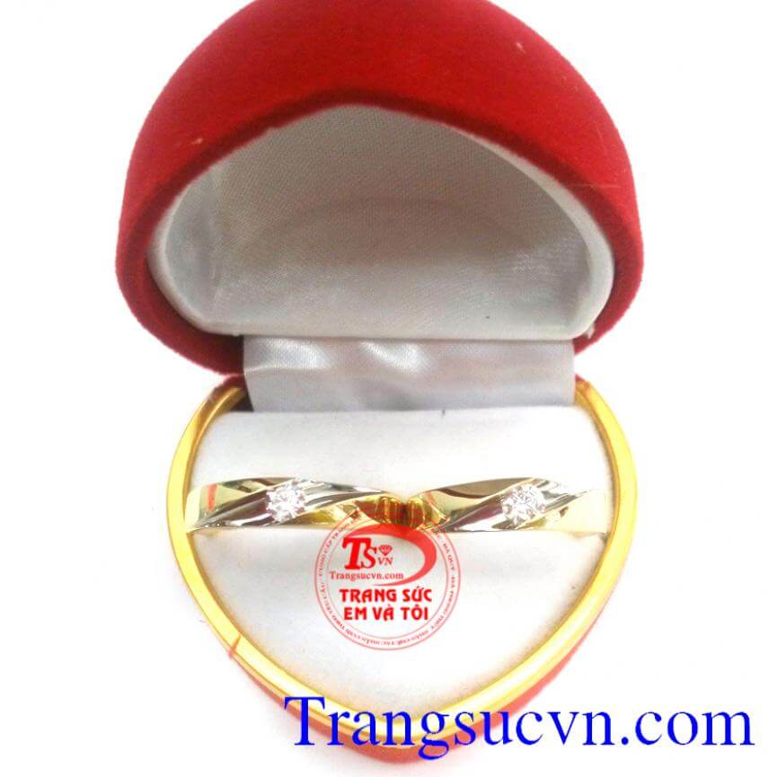 Nhẫn cưới vàng 14k đẹp