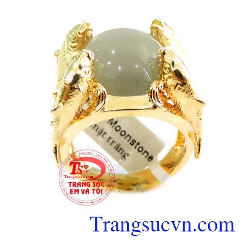 Nhẫn nam đá mặt trăng Nhẫn nam đá mặt trăng